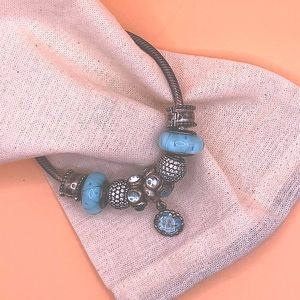 Topaz Pandora 9-bead bracelet